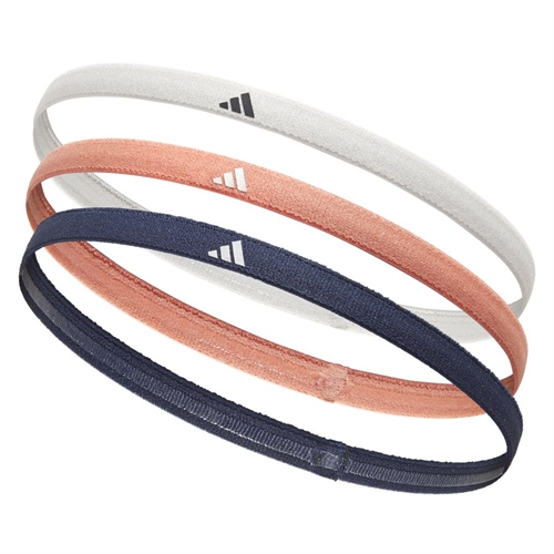 Adidas 3-pak Hårbånd - Grå/Orange/Blå